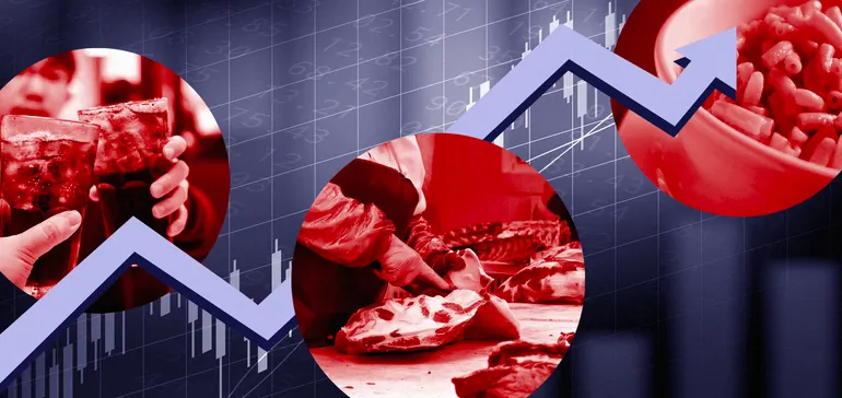 The Geometry of Pandemic Dividends: A Panoramic View of Food Company Growth