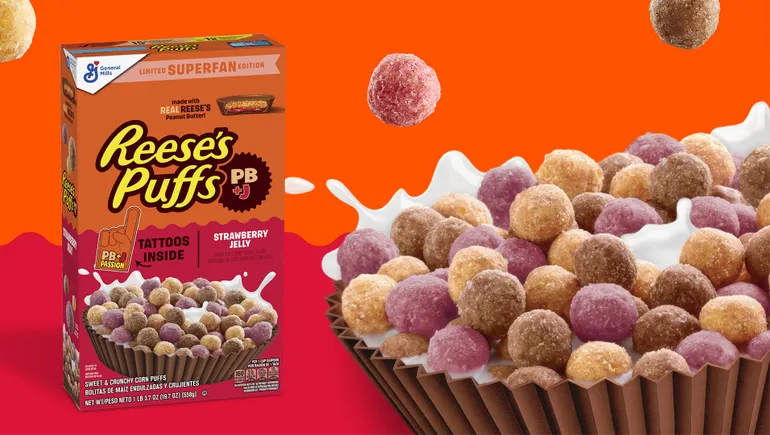 Leftovers: Reese&rsquo;s Puffs spoons up PB&J cereal | Little Bites debuts mystery muffins